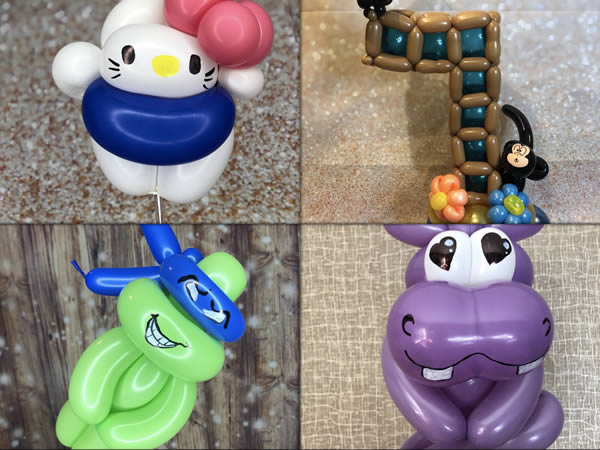 Balloon twisting samples