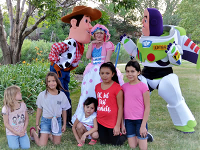 Rent Buzz Lightyear, Hire Little Bo Peep, Rent Woody